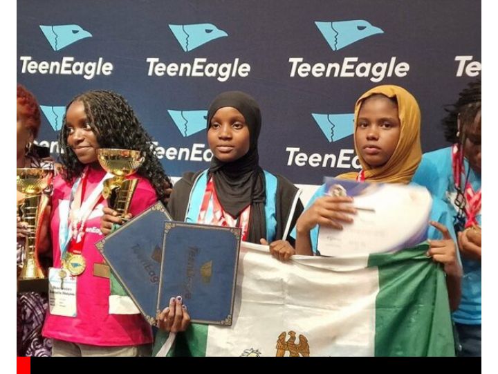 Atiku foundation awards scholarship to TeenEagle champions.