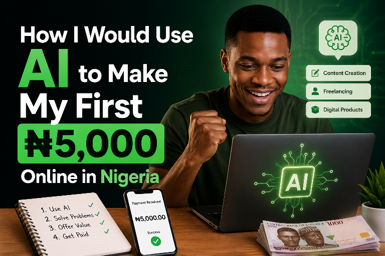 How I Would Use AI to Make My First ₦5,000 Online in Nigeria