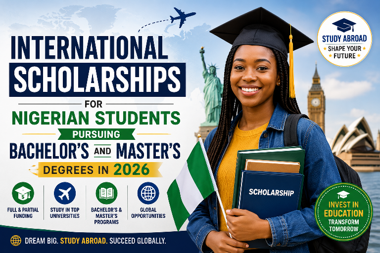 International Scholarships for Nigerian Students Pursuing Bachelor's and Master's Degrees in 2026