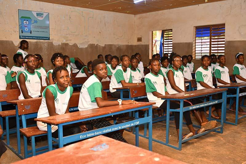 Young Innovators Turn Plastic Waste into School Furniture